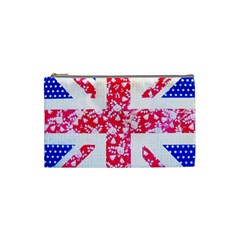 British Flag Abstract Cosmetic Bag (small) by Vaneshart