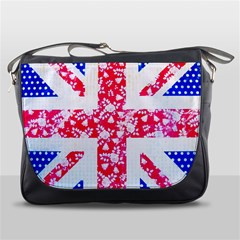 British Flag Abstract Messenger Bag by Vaneshart