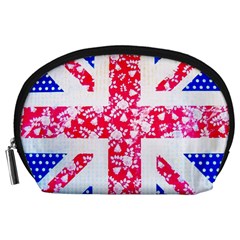 British Flag Abstract Accessory Pouch (large) by Vaneshart