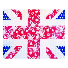 British Flag Abstract Double Sided Flano Blanket (large)  by Vaneshart