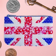 British Flag Abstract Large Coin Purse by Vaneshart