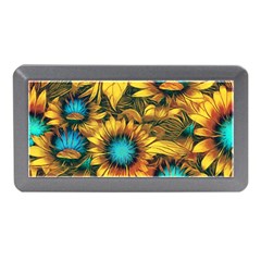 Floral Pattern Background Memory Card Reader (mini) by Vaneshart