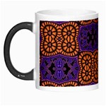 Abstract Clutter Pattern Vintage Morph Mugs Left