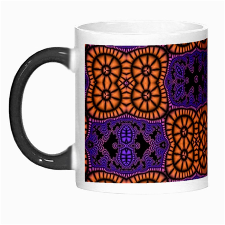 Abstract Clutter Pattern Vintage Morph Mugs