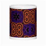 Abstract Clutter Pattern Vintage Morph Mugs Center