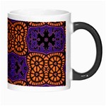 Abstract Clutter Pattern Vintage Morph Mugs Right