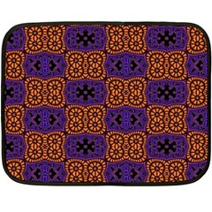 Abstract Clutter Pattern Vintage Fleece Blanket (Mini)