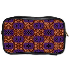 Abstract Clutter Pattern Vintage Toiletries Bag (One Side)