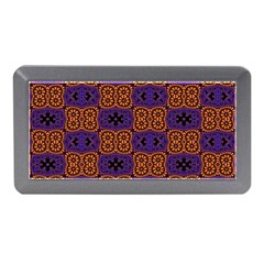 Abstract Clutter Pattern Vintage Memory Card Reader (Mini)