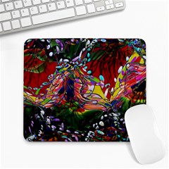 Seamless Abstract Background Red Large Mousepads by Vaneshart