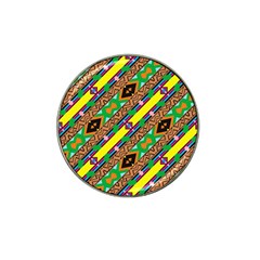 Diagonal Stripes                                            Hat Clip Ball Marker by LalyLauraFLM