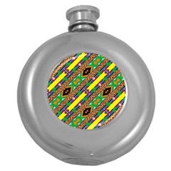 Diagonal Stripes                                            Hip Flask (5 Oz) by LalyLauraFLM