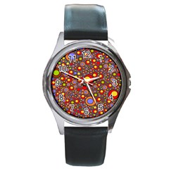 Zappwaits Pop Round Metal Watch by zappwaits