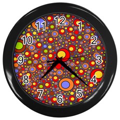 Zappwaits Pop Wall Clock (black) by zappwaits