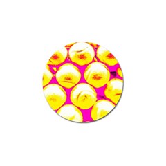 Pop Art Tennis Balls Golf Ball Marker by essentialimage