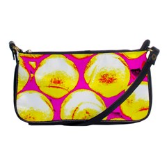 Pop Art Tennis Balls Shoulder Clutch Bag by essentialimage