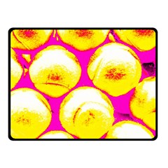 Pop Art Tennis Balls Fleece Blanket (small) by essentialimage