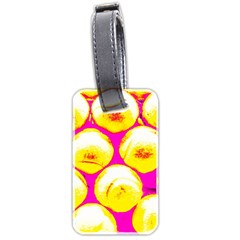 Pop Art Tennis Balls Luggage Tag (two Sides) by essentialimage