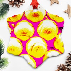 Pop Art Tennis Balls Ornament (snowflake) by essentialimage