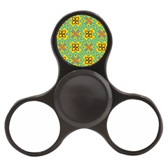 Flowers In Squares Pattern                                              Finger Spinner by LalyLauraFLM