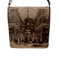 Illustrated Exhibitor Flap Closure Messenger Bag (L)