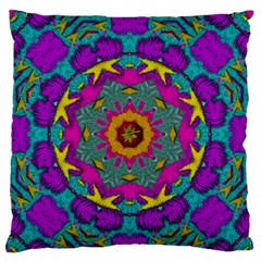 Fern  Mandala  In Strawberry Decorative Style Standard Flano Cushion Case (one Side) by pepitasart