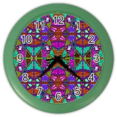 Abstract 21 1 Color Wall Clock by ArtworkByPatrick