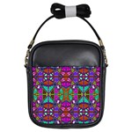 Abstract 21 1 Girls Sling Bag Front