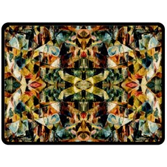 Abstract 22 1 Fleece Blanket (large)  by ArtworkByPatrick