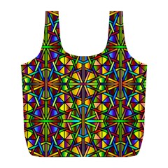 Abstract 24 Full Print Recycle Bag (l) by ArtworkByPatrick