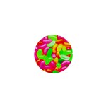 Vibrant Jelly Bean Candy 1  Mini Magnets Front