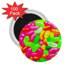 Vibrant Jelly Bean Candy 2 25  Magnets (100 Pack) 