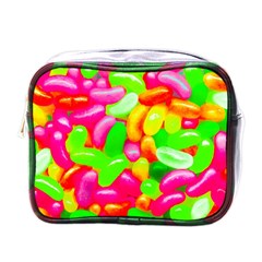 Vibrant Jelly Bean Candy Mini Toiletries Bag (one Side)