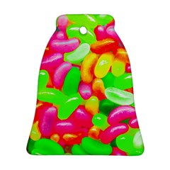 Vibrant Jelly Bean Candy Ornament (bell)