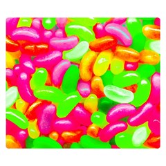 Vibrant Jelly Bean Candy Double Sided Flano Blanket (small)  by essentialimage