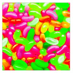 Vibrant Jelly Bean Candy Large Satin Scarf (square) by essentialimage