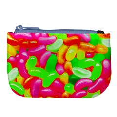 Vibrant Jelly Bean Candy Large Coin Purse