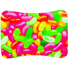 Vibrant Jelly Bean Candy Velour Seat Head Rest Cushion by essentialimage