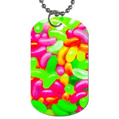 Vibrant Jelly Bean Candy Dog Tag (two Sides) by essentialimage