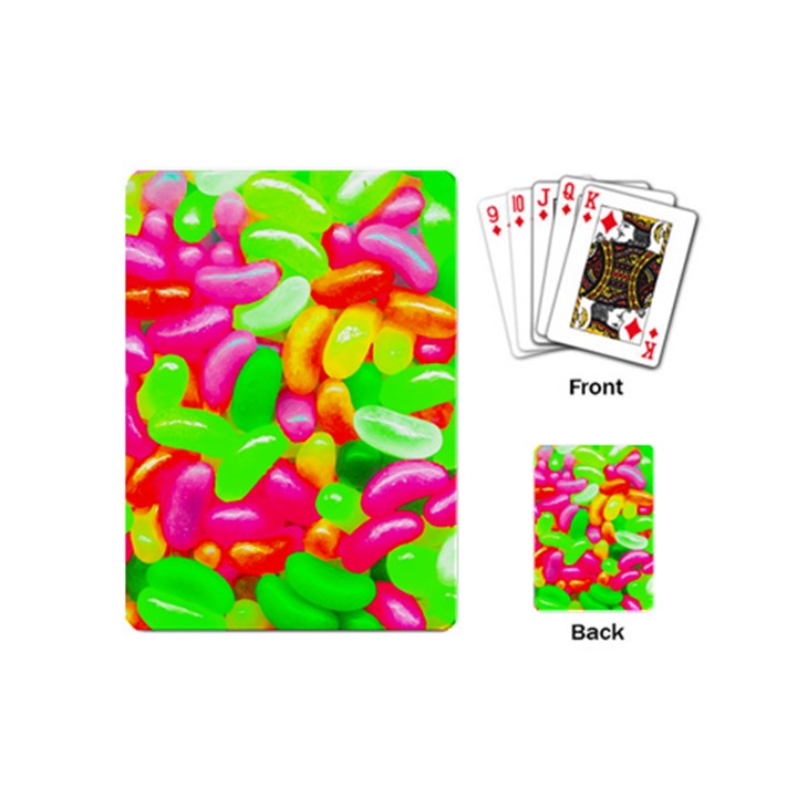 Vibrant Jelly Bean Candy Playing Cards Single Design (Mini)