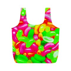 Vibrant Jelly Bean Candy Full Print Recycle Bag (m) by essentialimage