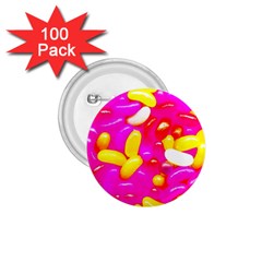 Vibrant Jelly Bean Candy 1 75  Buttons (100 Pack)  by essentialimage