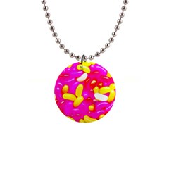 Vibrant Jelly Bean Candy 1  Button Necklace by essentialimage