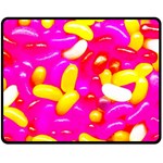 Vibrant Jelly Bean Candy Fleece Blanket (Medium)  60 x50  Blanket Front