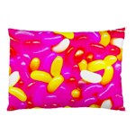 Vibrant Jelly Bean Candy Pillow Case (Two Sides) Back