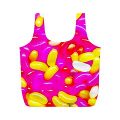 Vibrant Jelly Bean Candy Full Print Recycle Bag (m) by essentialimage