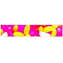 Vibrant Jelly Bean Candy Large Flano Scarf  by essentialimage