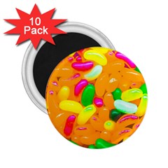 Vibrant Jelly Bean Candy 2 25  Magnets (10 Pack)  by essentialimage