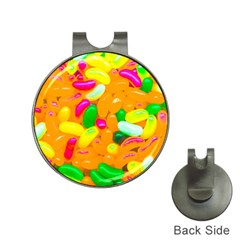 Vibrant Jelly Bean Candy Hat Clips With Golf Markers by essentialimage