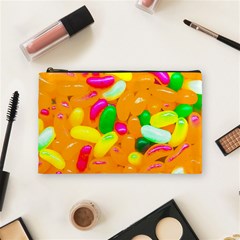 Vibrant Jelly Bean Candy Cosmetic Bag (medium) by essentialimage